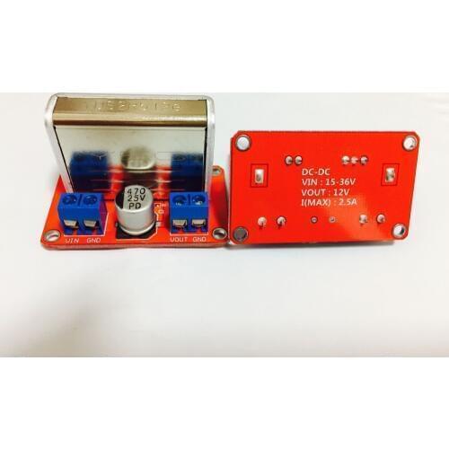 YDS-12 DC-DC power supply stabilized power module 15-36 V transform 12 V short high-efficiency protection circuit
