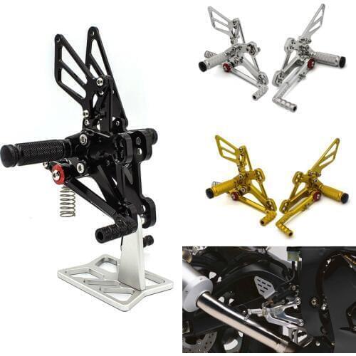 CNC Del Motociclo Pedane Regolabili Posteriori Set Spina Del Piede For Honda CBR CBR650F 650F 2014-2017 2015 2016