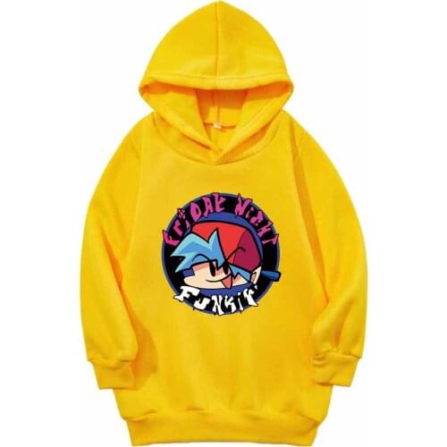 Friday Night Funkin Cotton Hoodie Boys and Girls In The Spring and Autumn Season Leisure Long-sleeved Shirt Kids Clothes