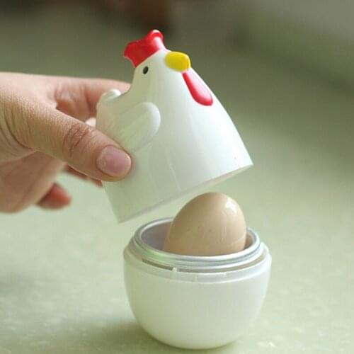 F3MB Home Chicken Shaped Microwave One Egg Boiler Cooker Kitchen Cooking Appliance