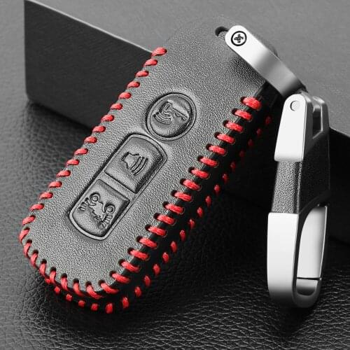 Key Cas For Honda PCX SH 125 150 2016 - 2020 Super Cub 125 Leather Motorcycle Scooter Remote Key Keyring Case Fob Cover 3 Button