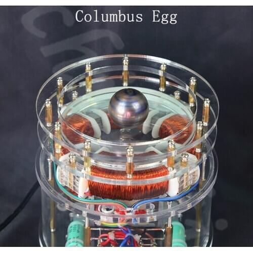 Columbus Egg Small Tesla Coil Rotating Magnetic Field Teaching Display Science Education Technology Decoration Creative Product
