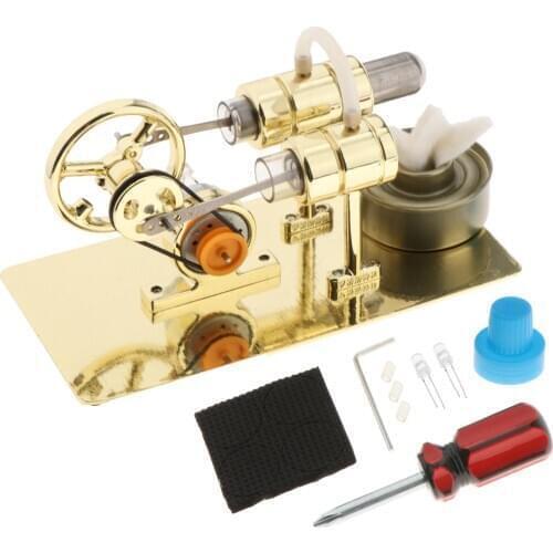 Stirling Engine Balance Engine Motor Model Heat Steam Education DIY Model Craft Discovery School Supplies Accessories