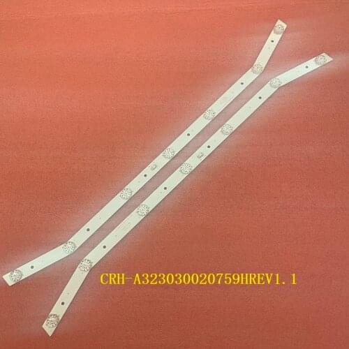 New 2 PCS/set 7LED(3V) LED backlight strip for SLE 3258TCS CRH-A323030020759PREV1.1 GDL320HY HV320WHB-N81 E348124