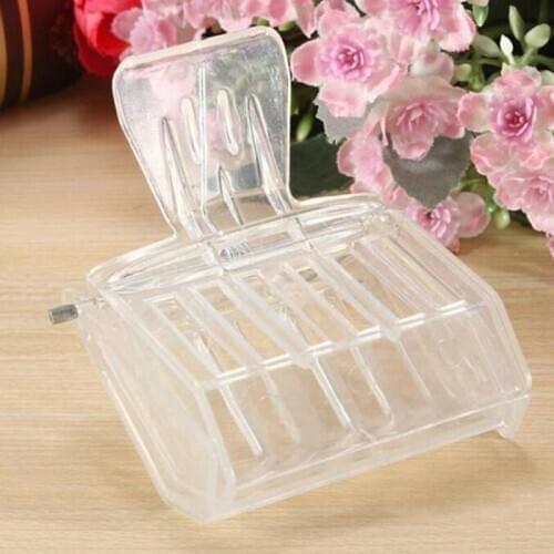 Beekeeping Equipment Isolation Room Insectary Box Bee Tools Queen Cage Colorless Plastic Clip Bee Clip Beekeeper Equipment