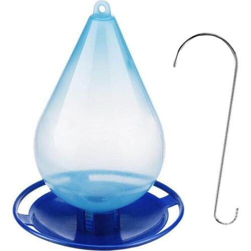 Bird Feeder Plastic Hanging Bird Food Container Outdoor Feeder Drinker Water Bird Feeder Pet Supplies Garden Decoration