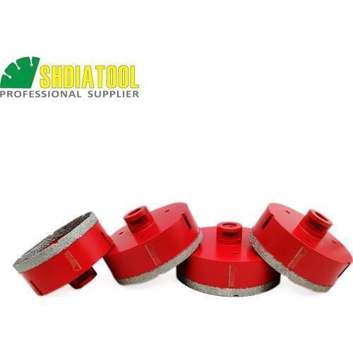 SHDIATOOL 100/110/115/125mm Vacuum Brazed Diamond M14 Drilling drill Core Bit diamond height 10mm hole saw porcelain tile