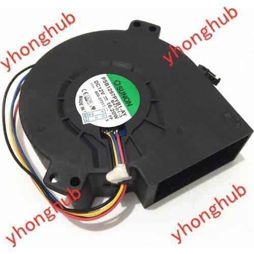 SUNON PSB1297PYB1-AY B4701-3 Server Cooling Fan DC 12V 16.2W 97x97x33mm 4-wire