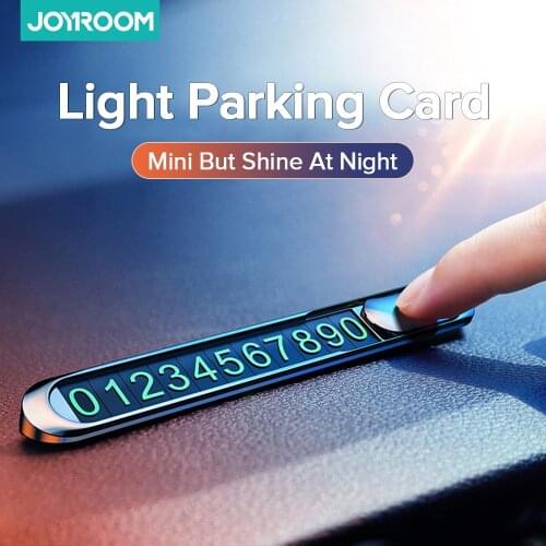 Hidden Car Temporary Parking Card Fluorescent Phone Number Stickers Auto Park Mobile Phone Number Plate Alloy Car Numbers Holder
