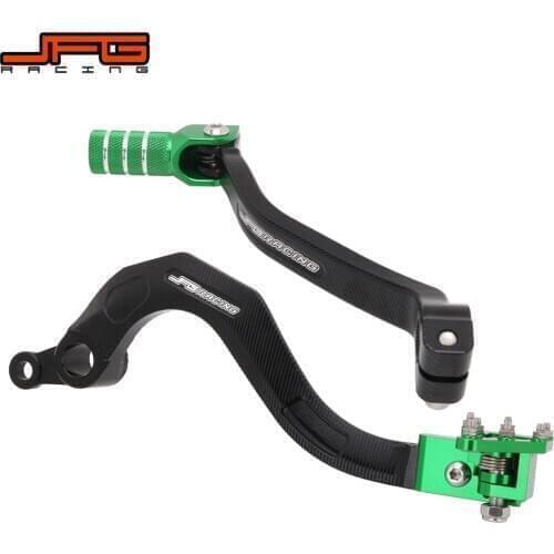 Motorcycle CNC Shifter Shift Rear Foot Brake Pedal Lever For KAWASAKI KX250F 2009 2010 2011 2012 2013 2014 2015 2016 2017 2018