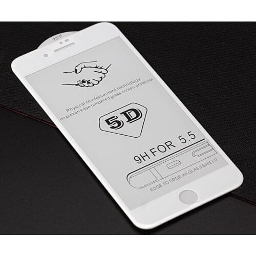 5D Curved Edge Full Cover Screen Protector Tempered Glass For iPhone 12 11 Pro X XS Max XR 6 7 8 Plus Protective Film 300pcs
