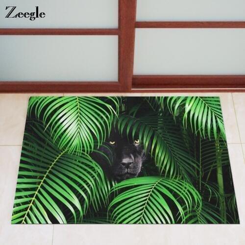 Zeegle Doormat Floor Mats Anti-slip Hallway Rugs Living Room Carpets Bathroom Mats Rubber Bedroom Bedside Rug Kitchen Mats