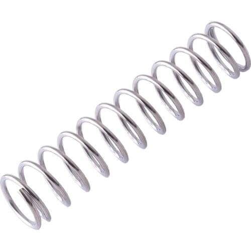 1PCS Wire Diameter 1mm/0.039'', Outer Diameter 6mm/0.24'', Free Length 100/120/150/180/200mm, 304 Stainless Steel Coil