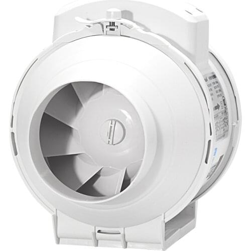 3/4/5/6Inch Extractor Fan Low Noise Duct Hydroponic Air Blower Fan Exhaust Fan for Home Bathroom Grow Room Ventilation Vent