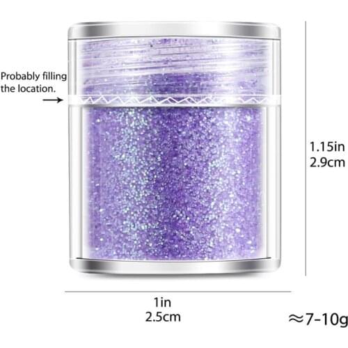 4 Bottles Nail Art Sequins Filling Flash Glitter Powder UV Epoxy Resin Pigment