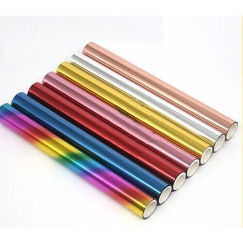 5 Meters/Roll Hot Gold Heat Transfer Foil Paper Colorful Laser Printer Stamping Foil Papers for DIY Invitations Business Cards