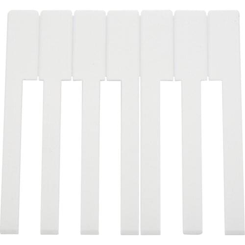 52pcs Piano Accessories Piano Keytop Repair Parts with White Color for Piano