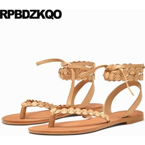 Slingback big size plus designer open toe women summer 2019 casual ankle strap shoes sandals leisure fashion bohemia style flat