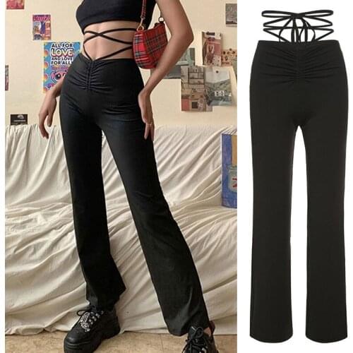 CDJLFH Women's Flared Trousers