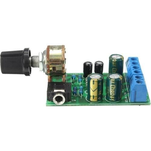 DC 1.8-12V TDA2822M 2.0 Stereo Audio Amplifier Board Dual Channel AMP AUX Amplifier Board Module For Arduino