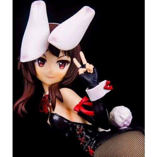 Glazovin 33Cm KonoSuba Gods Blessing On This Wonderful World Megumin 1/4 PVC Action Girl Figure Collectible Model Toys