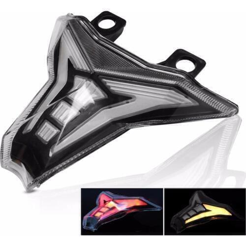 Integrated LED Tail Lights Smoke Lens Turn Signal Blinker For KAWASAKI Z1000 Ninja ZX10R ZX10RR Ninja 250 400 2016 2017 2018