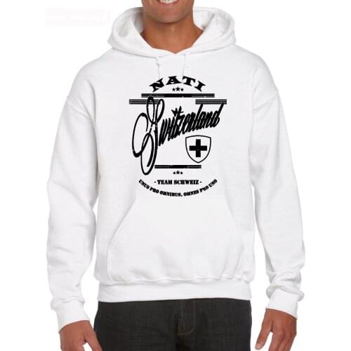 Men Sleeve Hot Sale Schweiz Switzerland Mens Footballer Switzerland Fashion Classic Sweatshirt