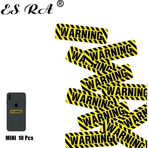 Small Stickers Mobile Pegatinas Laptop Warning Reminder Decals Sign Mini 10Pcs/Set for Helmet Bottle Notebook Waterproof PVC