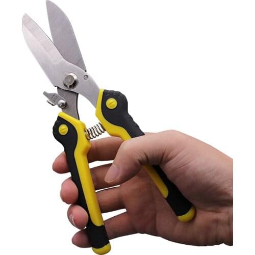 23cm Ron Sheet Scissors Construction Site Stainless SteelScissors Cut Sheet Cutting Shears Household Tools