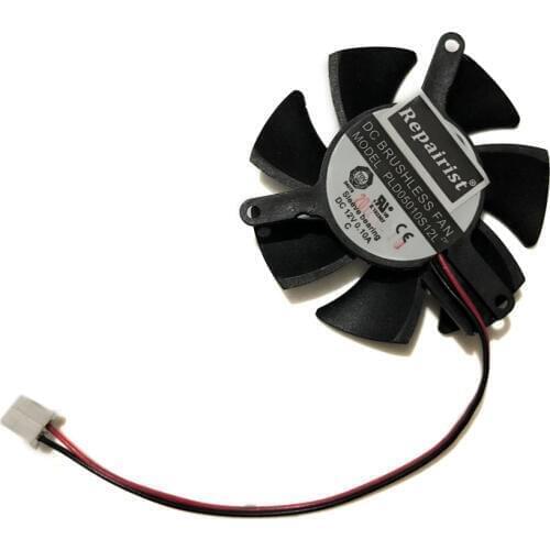 2pin Diameter 45mm R7-250 R7-240 R5-230 GPU VGA Cooler Graphics Card Cooling Fan For XFX R5 230 R7 240/250 Video Cards Cooling