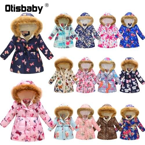 Пуховики для девочек Otisbaby China At AliExpress