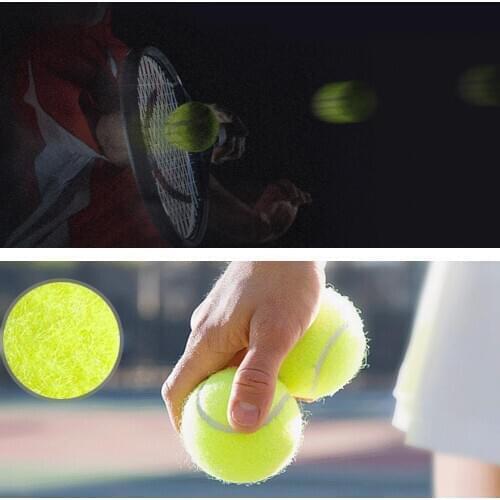 Tennis training professional rubber tennis high elasticity training For school practice ball pra durable club tennis compet M7O0