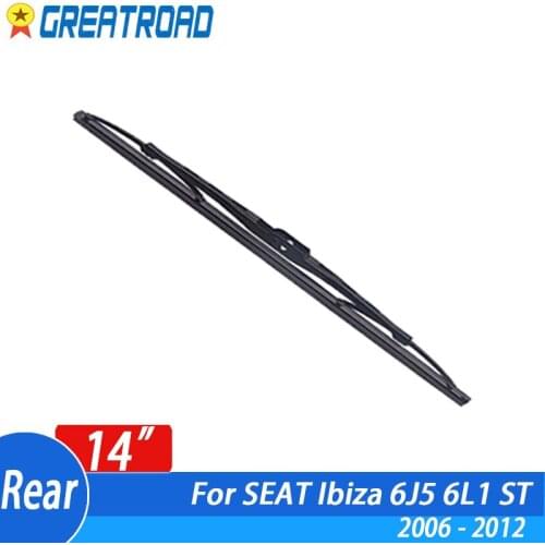 Wiper 14" Rear Wiper Blade For SEAT Ibiza 6J5 6L1 ST 2006 - 2012 Windshield Windscreen Rear Window