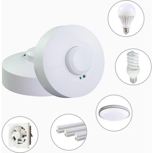 220V Microwave Radar Sensor PIR Occupancy Body Motion Detector Light Switch for LED Light LED Lamp LED Bulb LED Tube