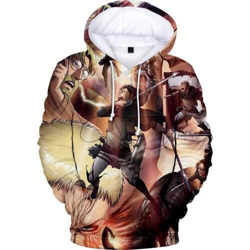 Attack on Titan 3D hoodies men/women Autumn Sweatshirts Pullover Harajuku Hoodie Attack on Titan Hoodies 3D Fashion sweatshirts