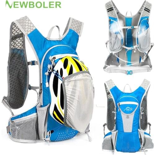 12L Outdoor Cycling Water Bag Sport Camping Helmet Storage Hydration Backpack Bike UltraLight Hiking Ride Pack Bladder Knapsack