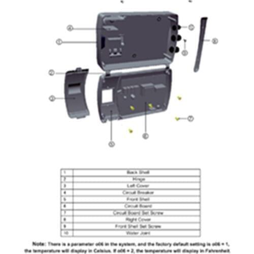 ECB-1000P Intergrated Electric Control Box Small Cooling Device Replace Eliwell or Dixell Cold Room