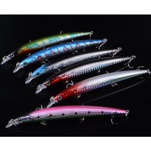 1pcs longer 13.5cm 13.5g Minnow Fishing Lures Wobblers Floating Crankbaits for Topwater Sea Carp Hard Baits Pesca Isca 3D Eyes