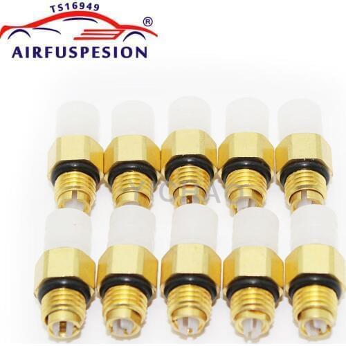2 Types 10pcs Air Suspension Repair Kit Air Valve M8 for W221 W251 W164 W220 M10 for Q7 Jeep Air Tube Connector Brass Fittings