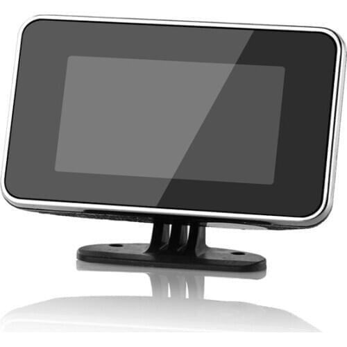 2 in 1 Car LCD Digital Gauge Voltage Pressure Water Temperature Meter Buzzer Alarm M10