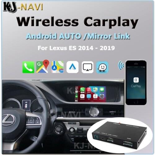 Wireless CarPlay With Android AUTO Mirror-Link AirPlay Car Play Functions For Lexus ES 2014 2015 2016 2017 2018 2019