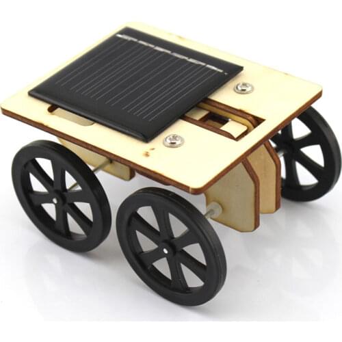 Kids DIY Puzzle Assembling Car Toy Creative Solar Energy Science Experiment Early Education Products Physics Teaching Toys Model