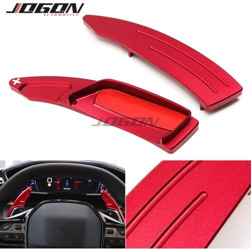 For Peugeot 208 308 508 2008 3008 5008 GTi SW Car Steering wheel shifter paddle shift extension car stickers Accessories Trim