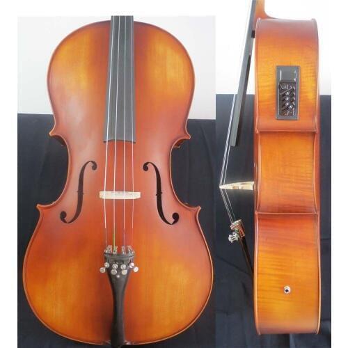 Brown color electric cello 4/4,Acoustic cello 4/4