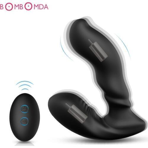 Wearable Dildo Vibrator for Couples Remote Control Male Prostate Massager G Spot Dual Vibrator Anal Sex toys For Men Masturbator