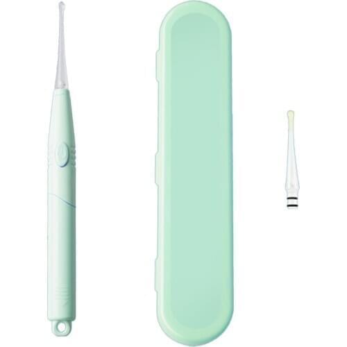 Safety Painless Ear Cleaning Tool for Adults Kids Ear Wax Removal Cleaner Electric Vacuum Earwax Remover with LED Light