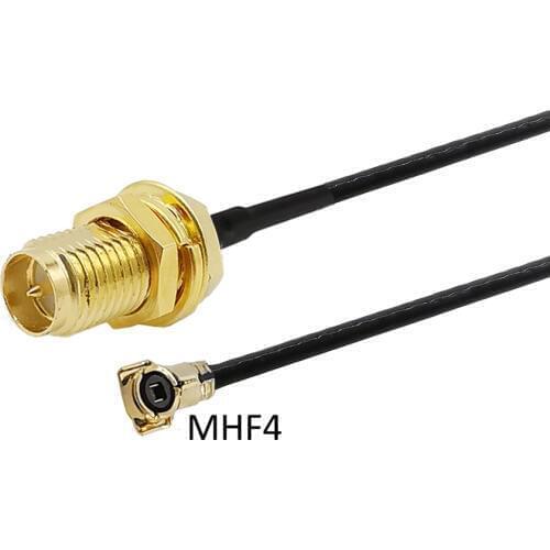 IPEX MHF4 to RP SMA IPEX U.FL IPX M2 MHF4 to RP-SMA Female for Mini PCI 0.81mm For 7260NGW 8260NGW M2 Card Intel WIFI Board