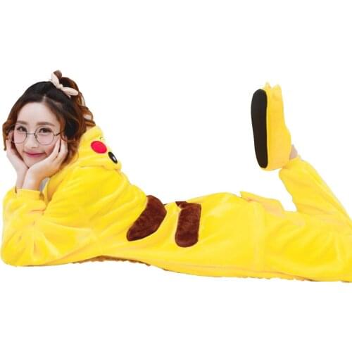 Cosplay Kigurumi Adult Pajama Penguin Pig Bat Onesie Winter Hooded Jumpsuit Halloween Unicorn Costume For Women Unisex Sleepwear