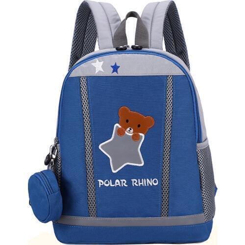 Bear/rabbbit Printing Nylon Children Backpacks Kids Kindergarten School Bags Backpacks Baby Boys Girls Nursery Toddler Rucksack