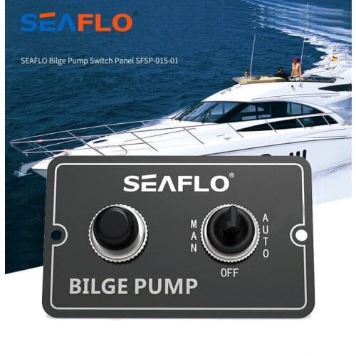 Bilge Pump Control Switch Manual Intelligent Switch 12V24V Marine Panel Switch Gear